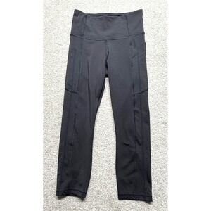 Athleta Ultimate Stash II Capri Black Womens XS Athletic Workout Leggings